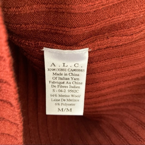 A.L.C. Elisa Ribbed Turtleneck Sweater - Picture 7 of 9